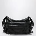 Balenciaga - Le City medium multi-pocket lambskin crossbody bag black