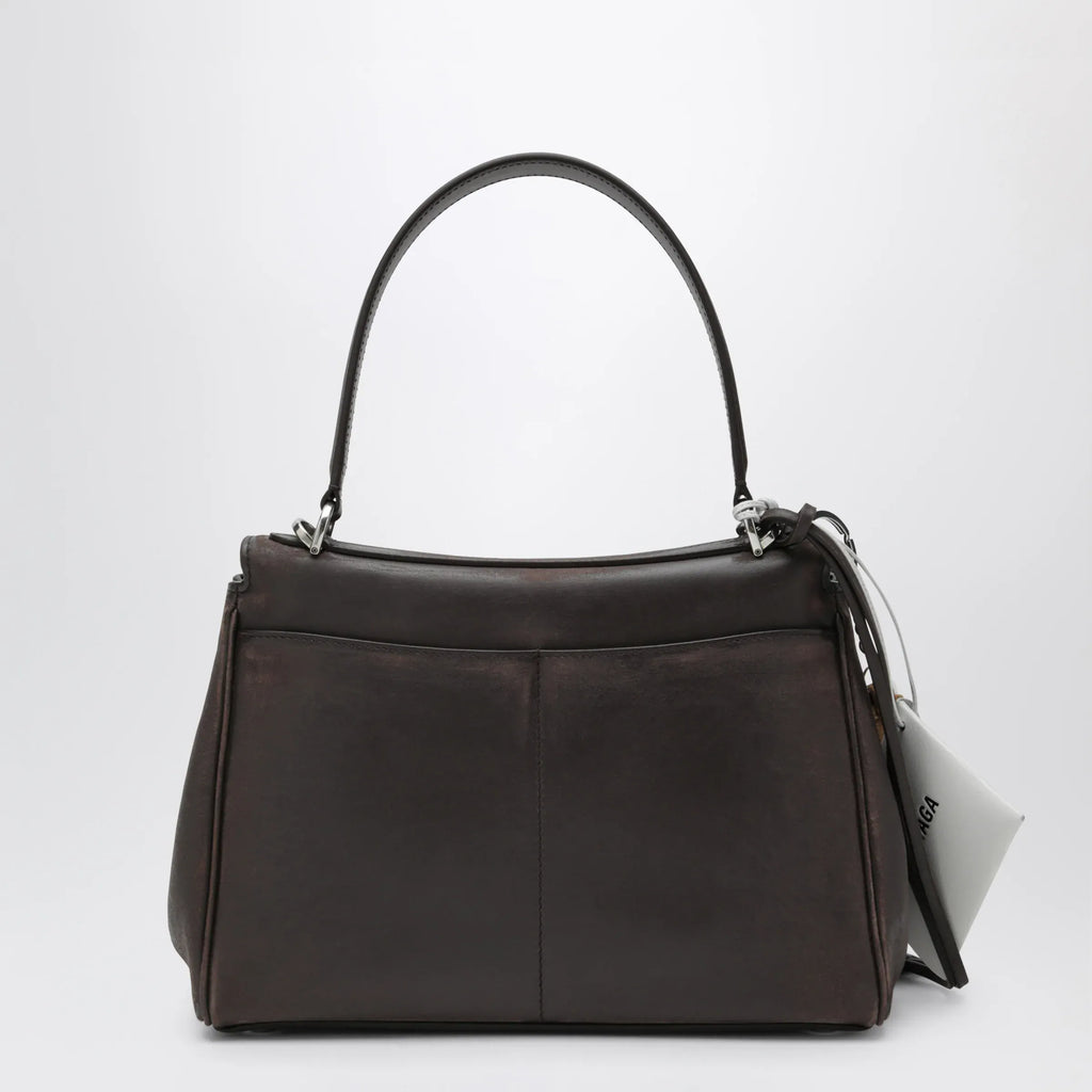 Balenciaga - Small Rodeo bag in calfskin leather, espresso