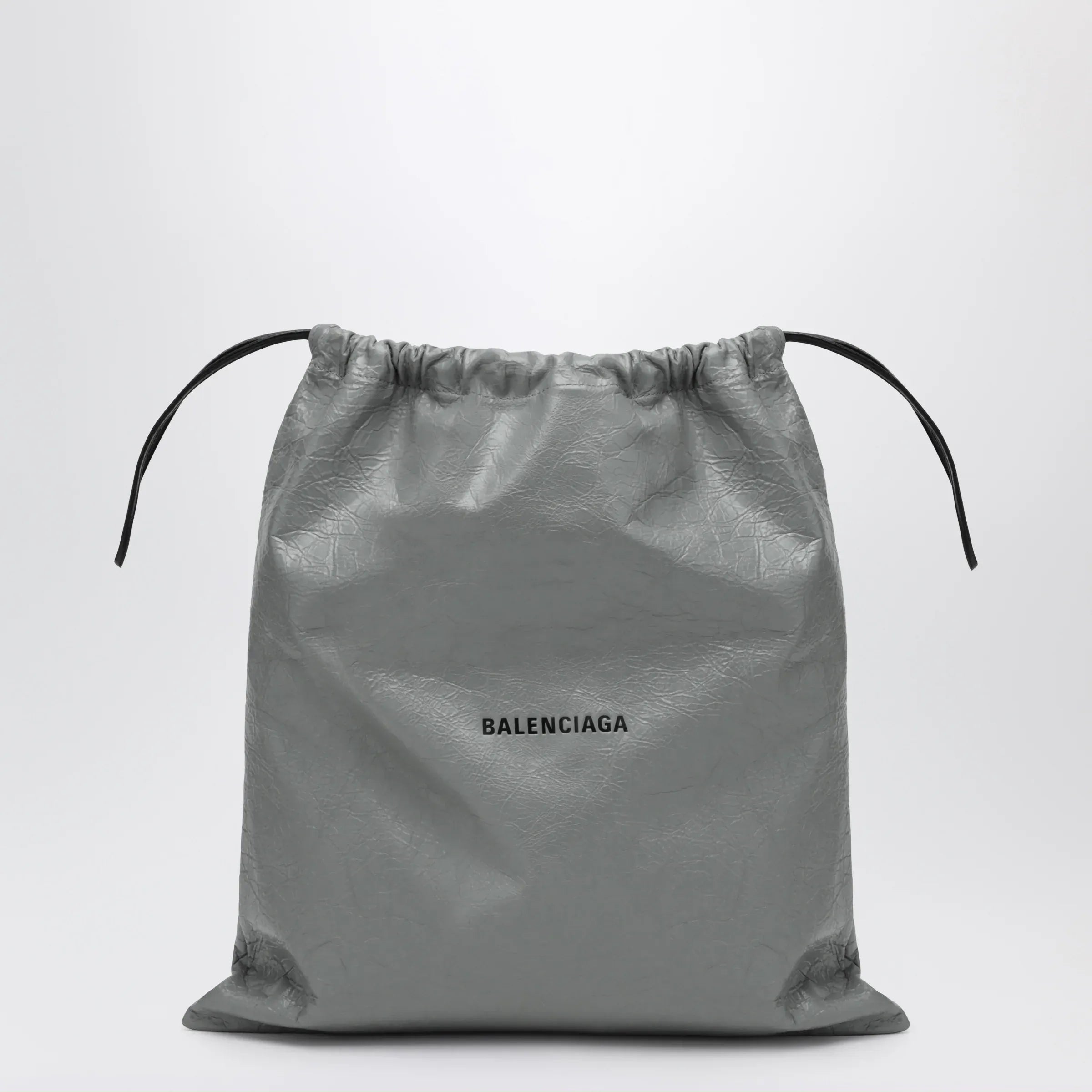 Balenciaga - La Pochette dust bag shopper in Arena lambskin grey