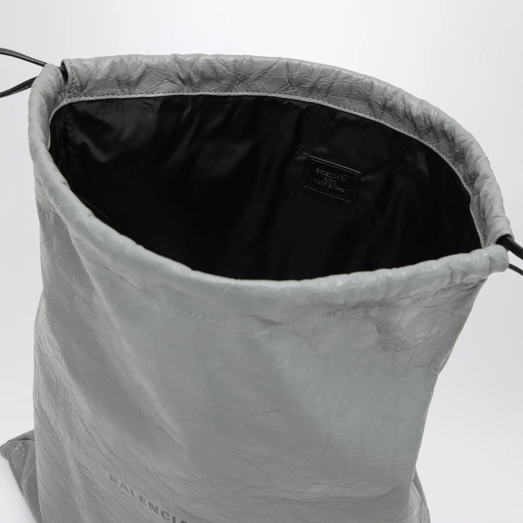 Balenciaga - La Pochette dust bag shopper in Arena lambskin grey