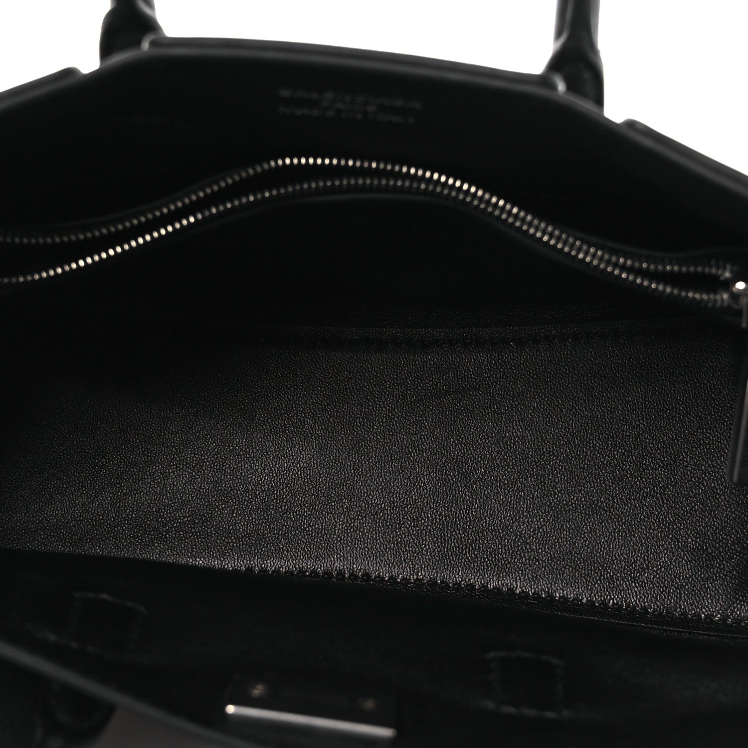 Smooth Calfskin Mini Bel Air Carry All Bag Black