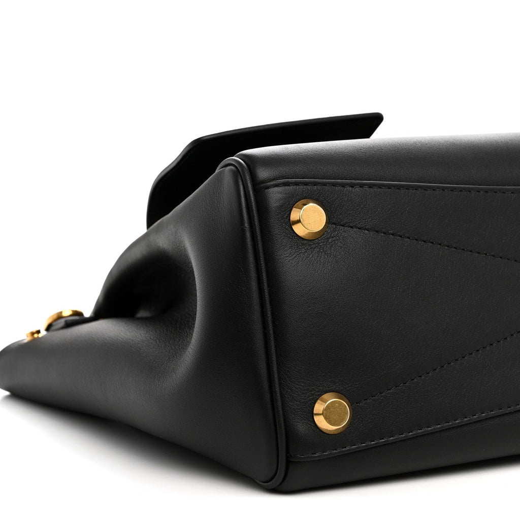 Smooth Calfskin Small Bel Air Carry All Bag  Black