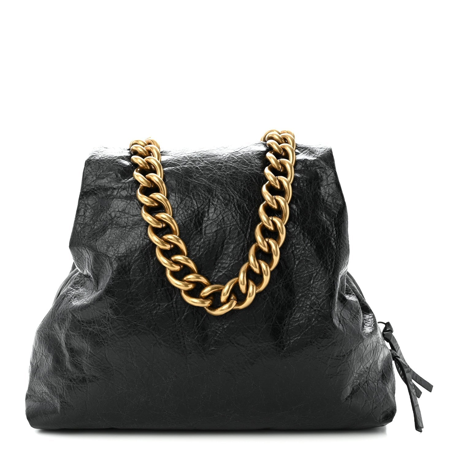 Agneau Arena Small Puffer Bag Black