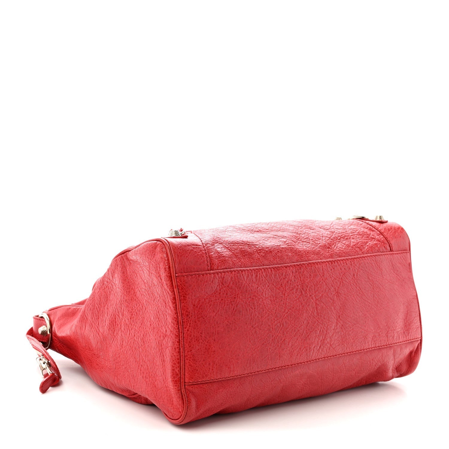Agneau Giant 12 Silver Hardware Velo Coquelicot