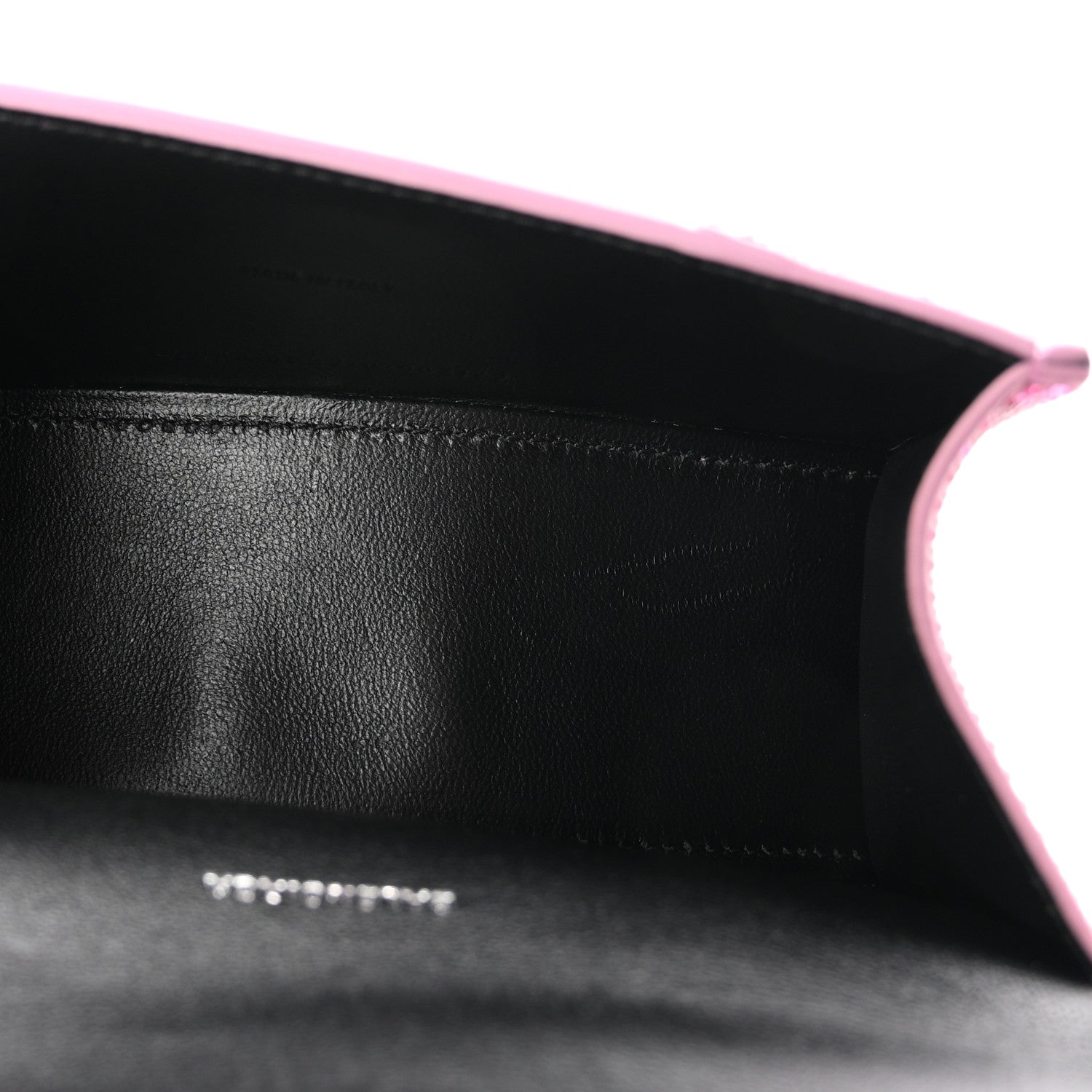 Strass Suede Hourglass Top Handle Bag XS Pink