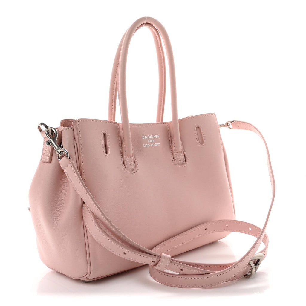 Smooth Calfskin Mini Bel Air Carry All Bag Suede Pink