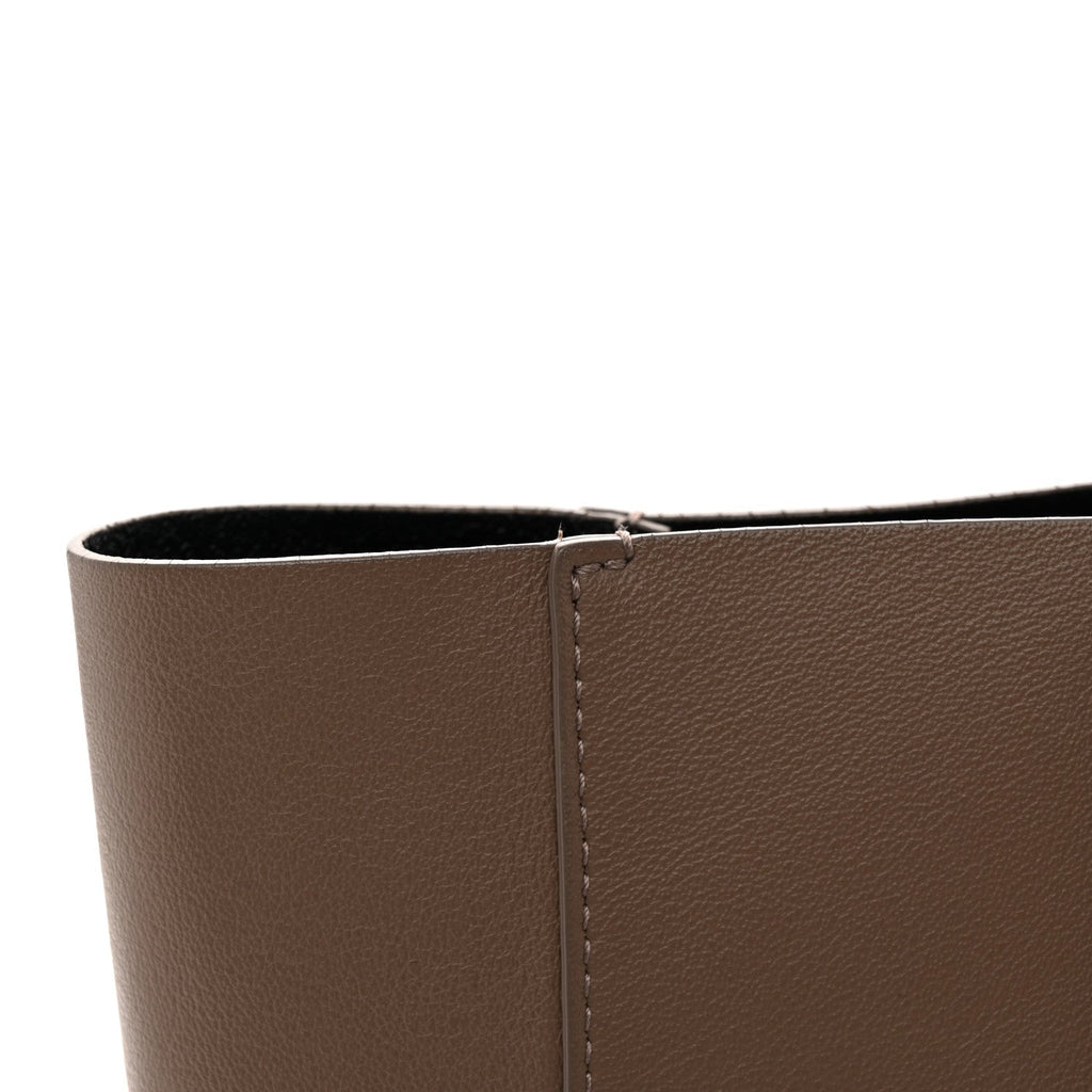 Calfskin XS Everyday Tote Light Beige Black