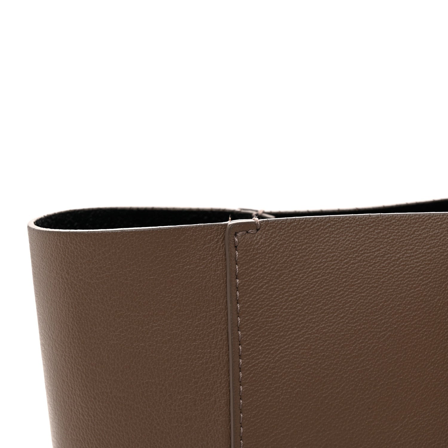 Calfskin XS Everyday Tote Light Beige Black