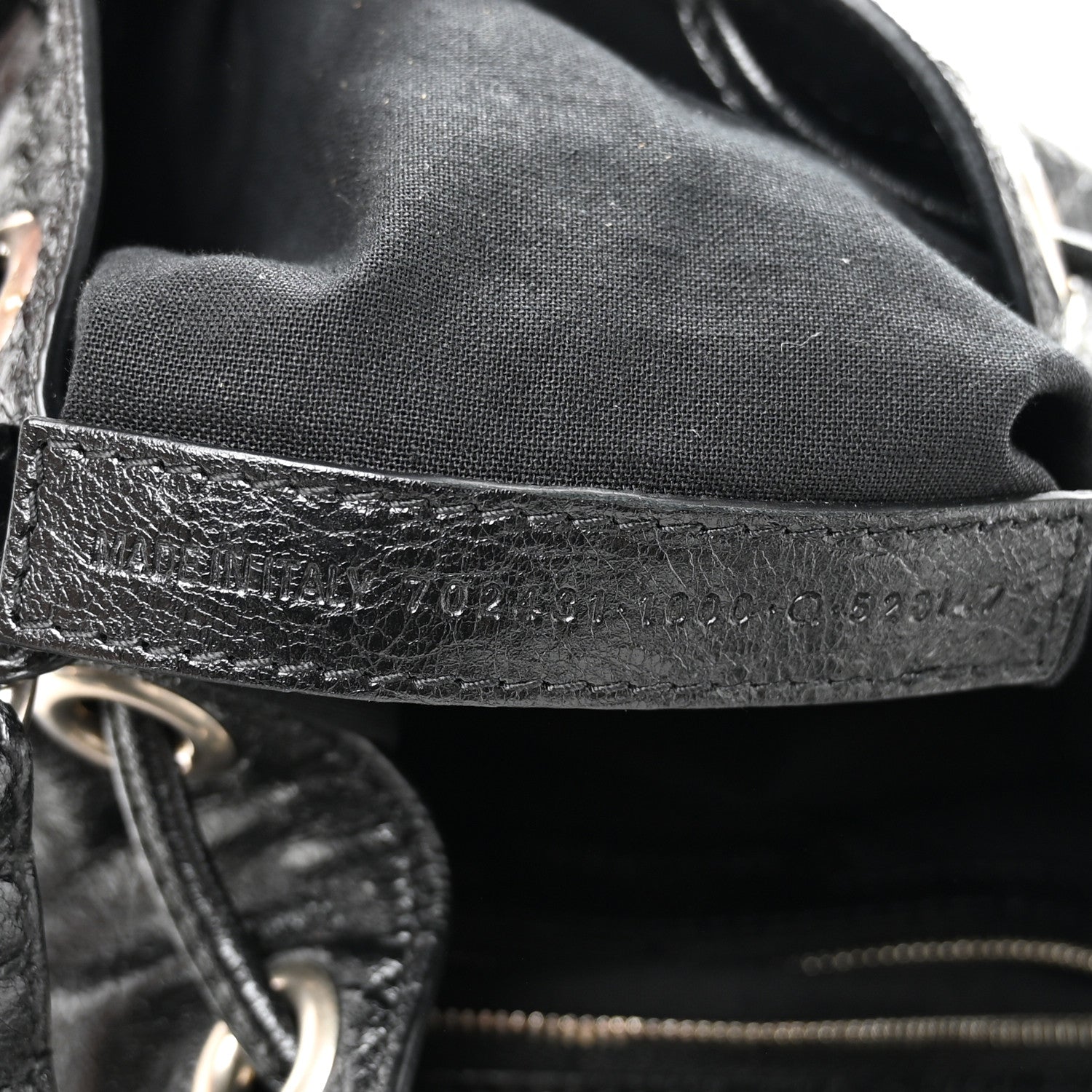 Agneau Arena Le Cagole Bucket Bag XS Black