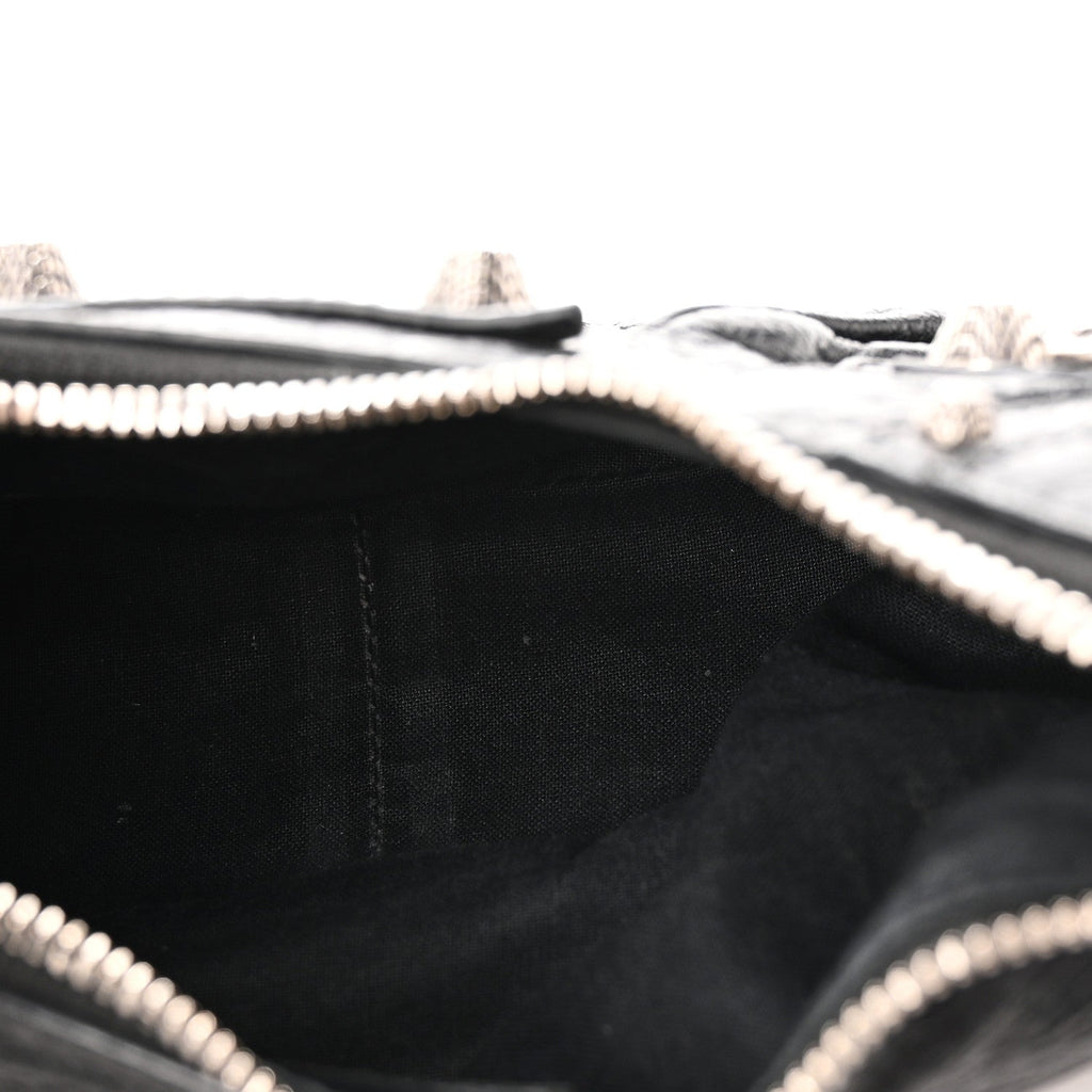 Agneau Arena Le Cagole Shoulder Bag XS Black