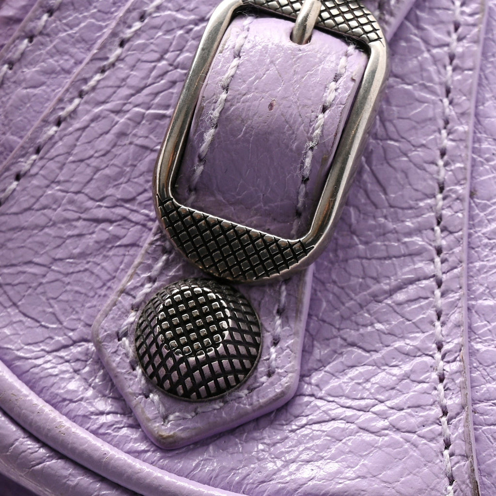Agneau Arena Le Cagole Shoulder Bag XS Lilac