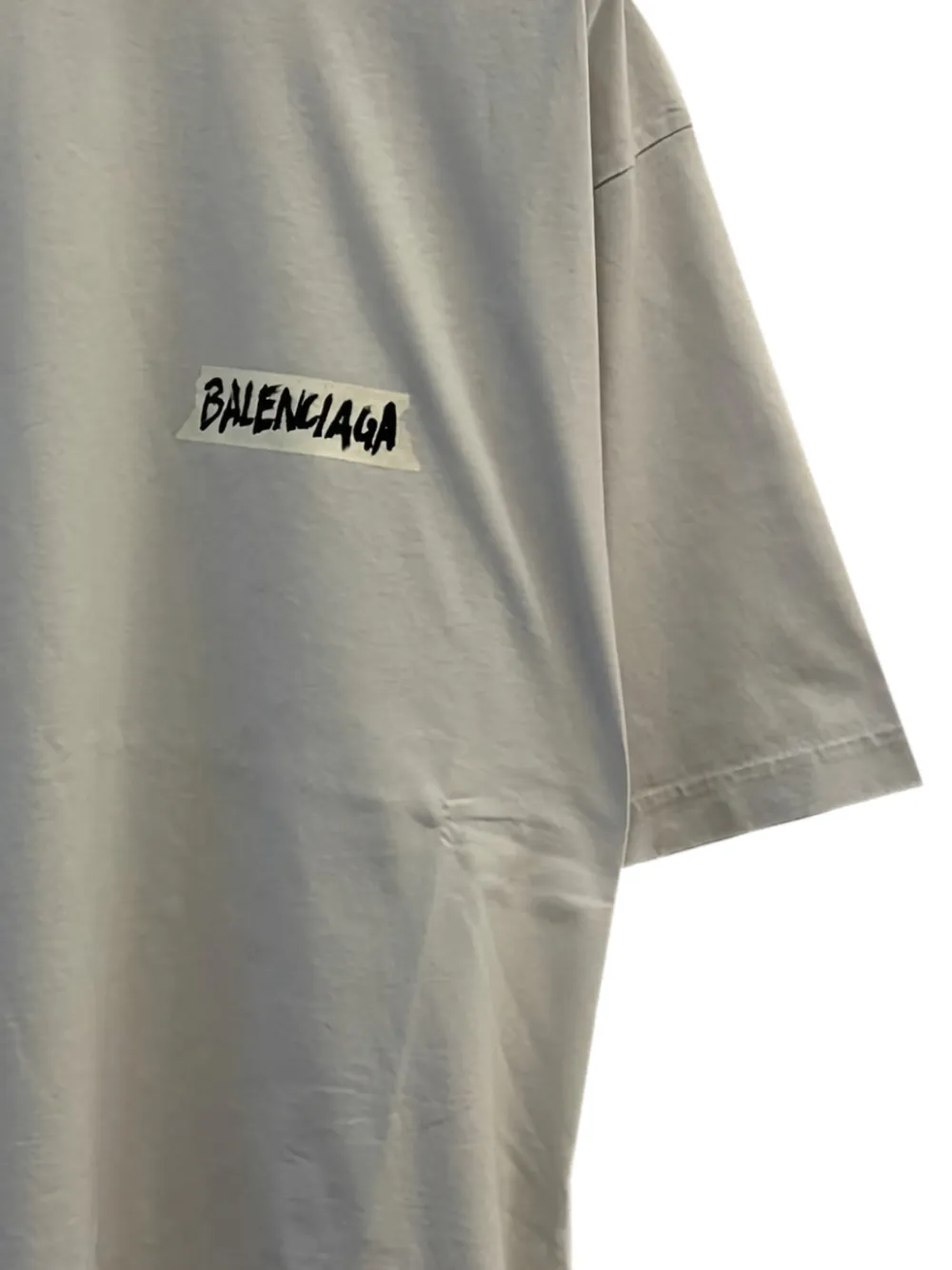 BALENCIAGA - Men Medium Fit Crew Neck T-Shirt