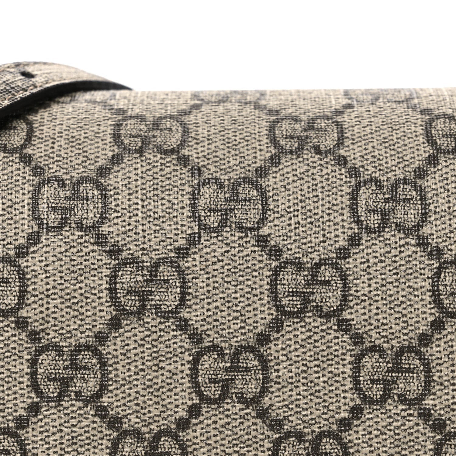 X GUCCI GG Supreme Monogram Small Hourglass Top Handle Bag Beige Ebony