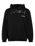 Balenciaga Hand Drawn-logo Cotton Hoodie Black