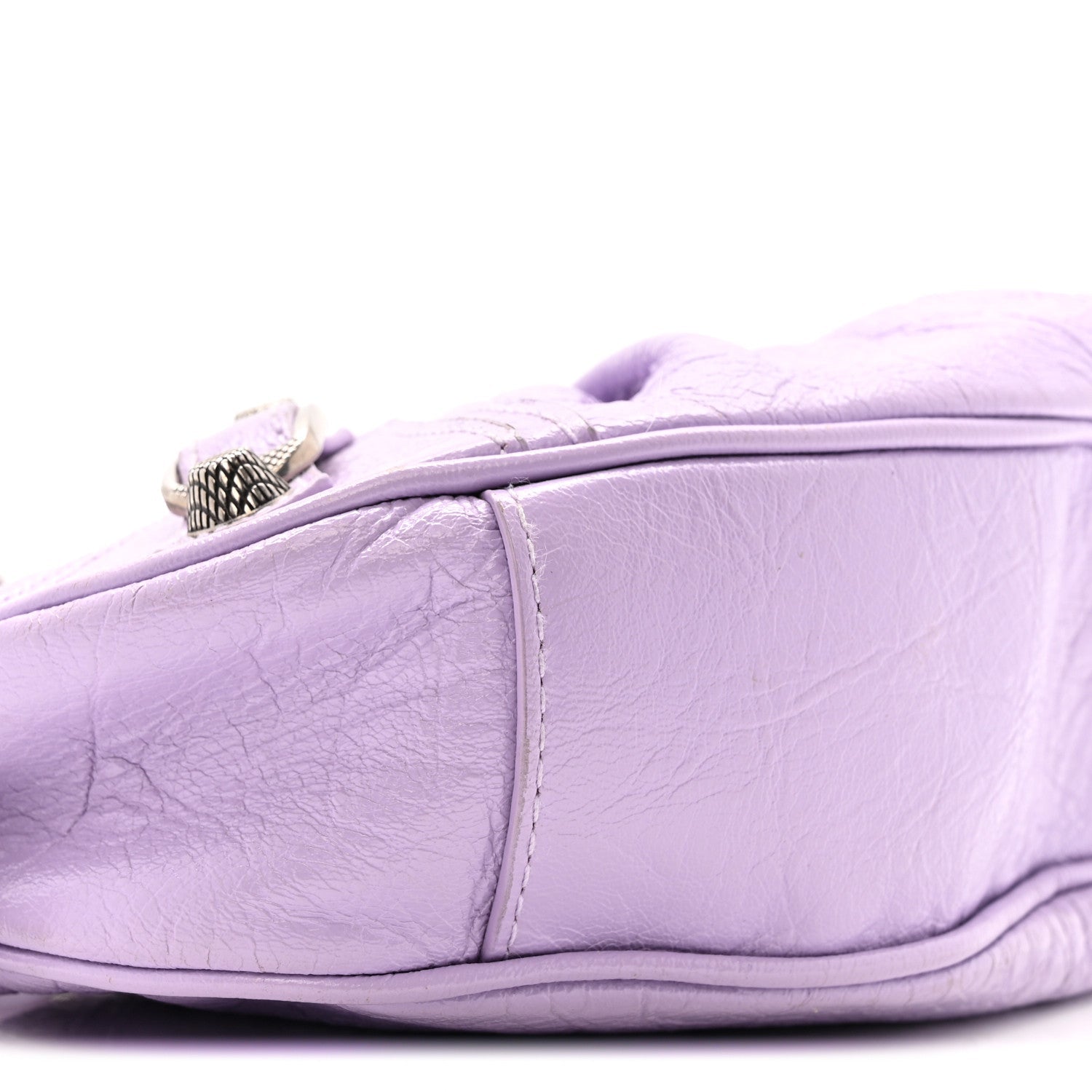 Agneau Arena Le Cagole Shoulder Bag XS Lilac