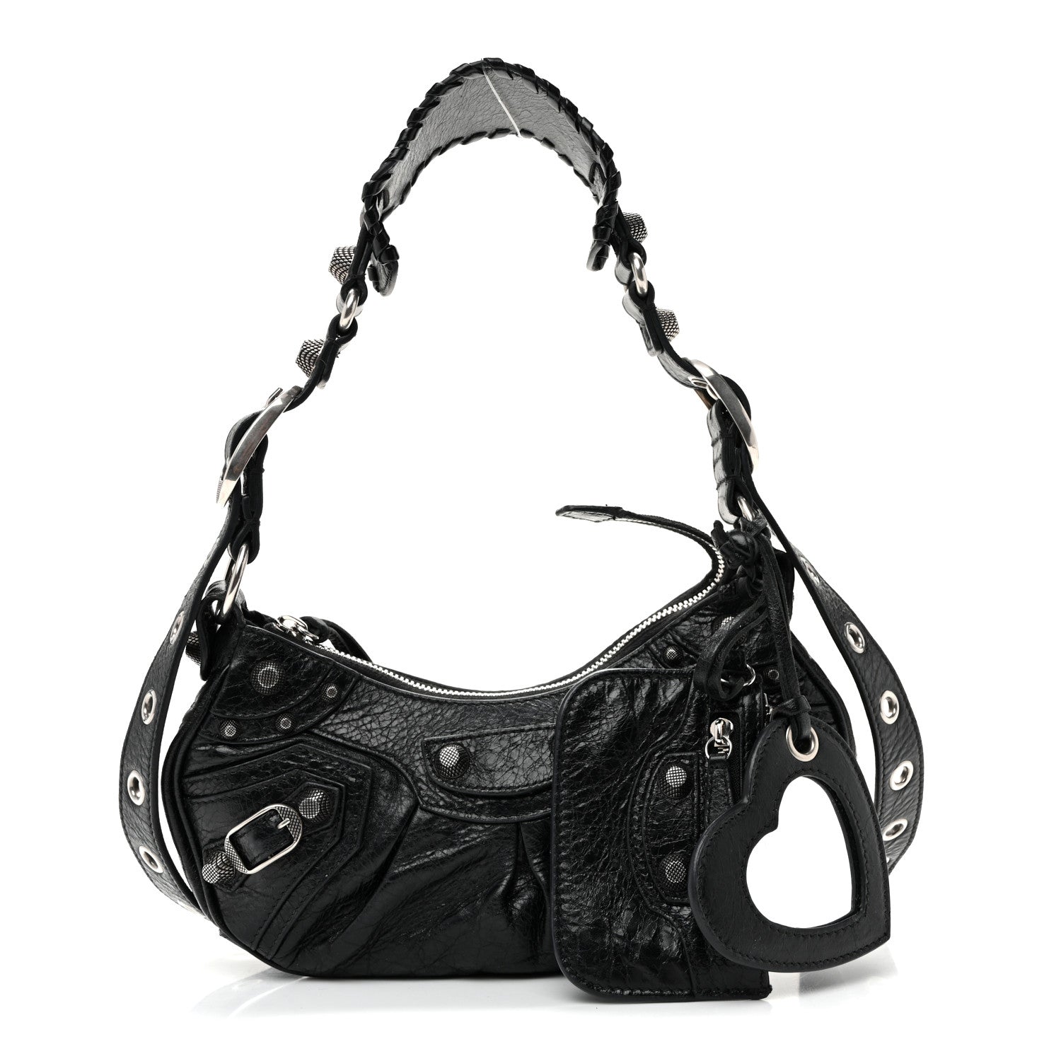 Agneau Arena Le Cagole Shoulder Bag XS Black