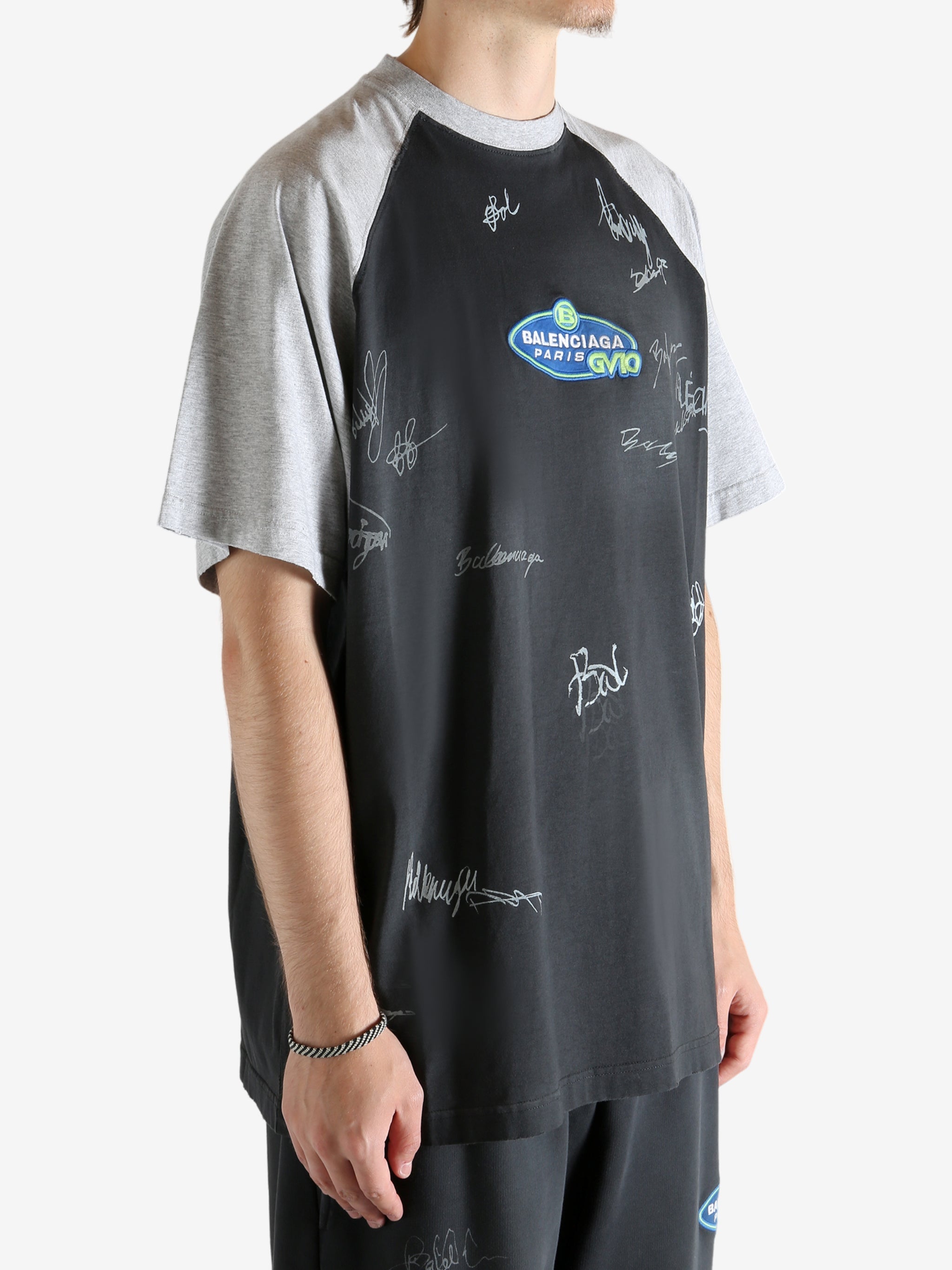 BALENCIAGA - Men Raglan Oversized T-Shirt