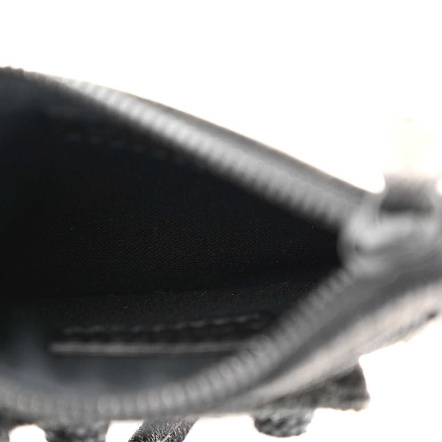 Denim Crystal Coin Purse Black