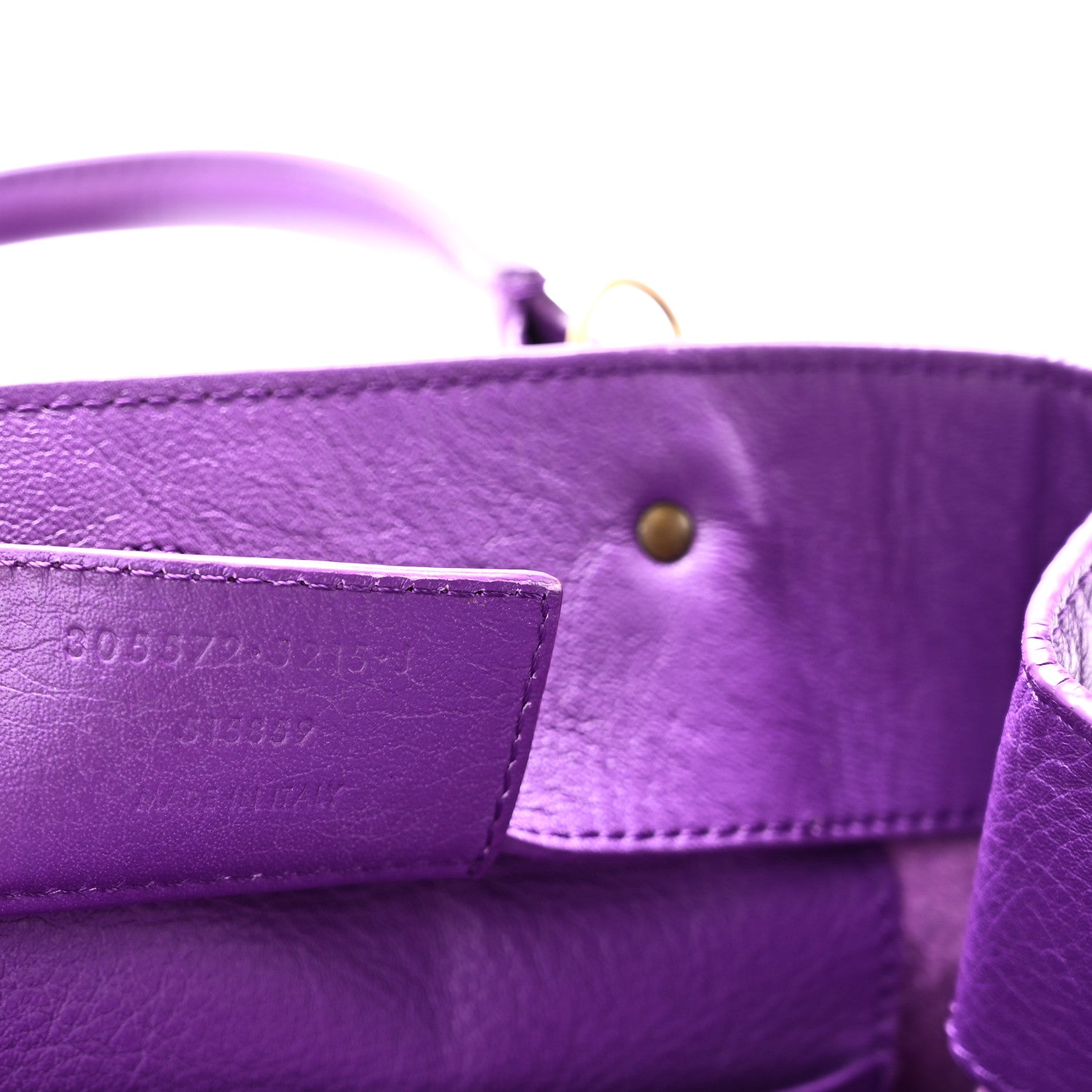 Calfskin Papier Mini A4 Purple
