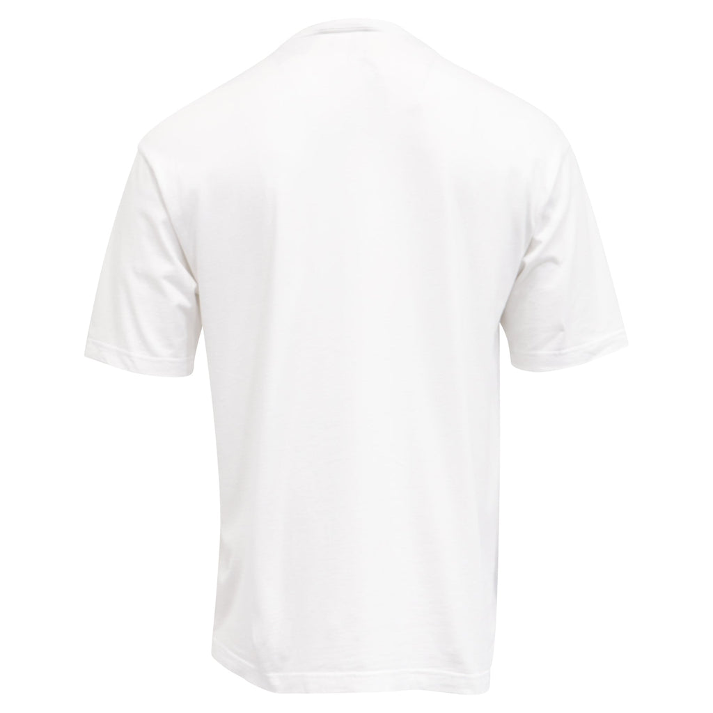 Balenciaga Interlocking BB Logo-Print T-Shirt in White Cotton women