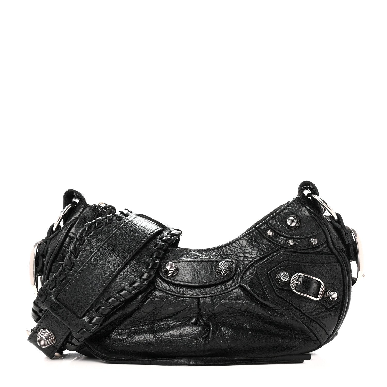 Agneau Arena Le Cagole Shoulder Bag XS Black