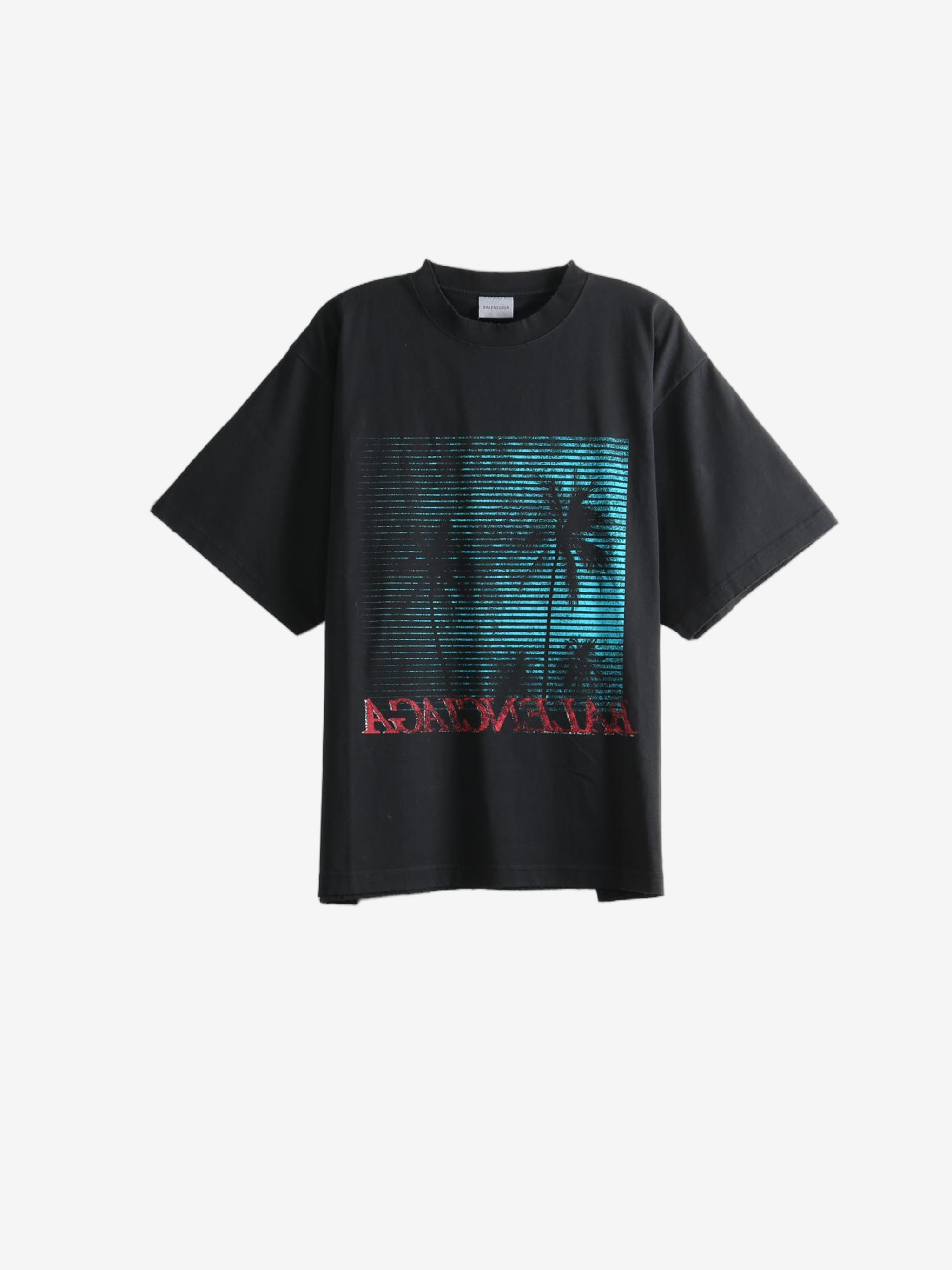 BALENCIAGA - Men Vintage Holiday Oversized T-Shirt