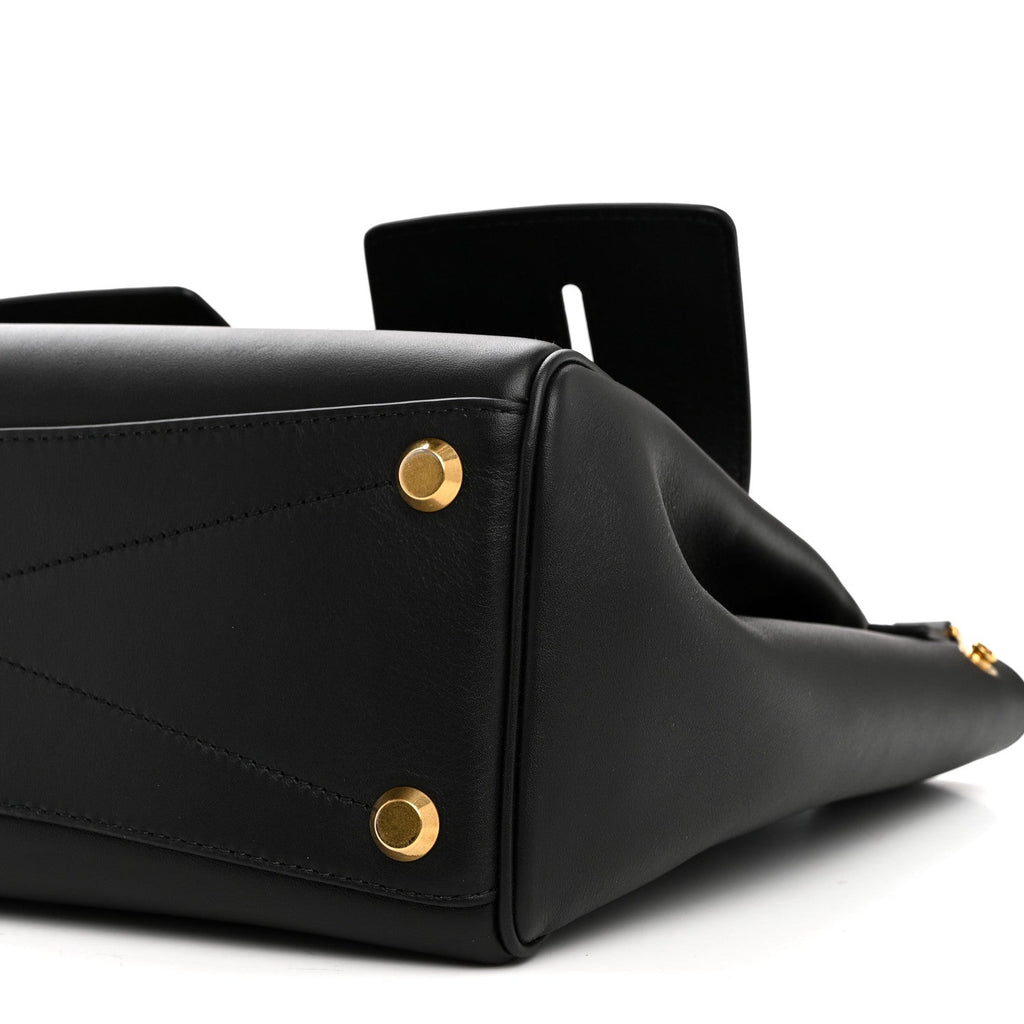 Smooth Calfskin Small Bel Air Carry All Bag  Black