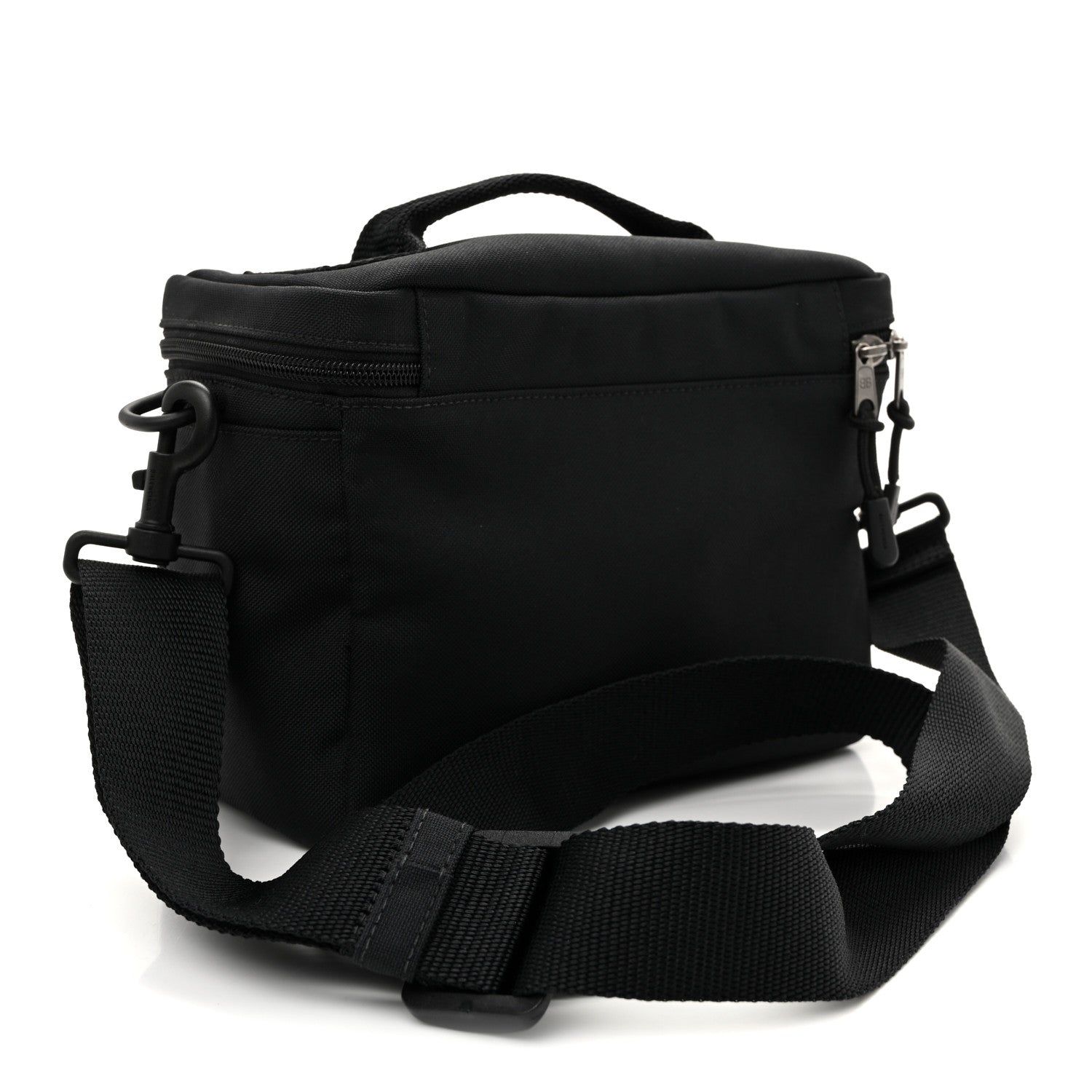 Nylon Logo Sport Camera Bag Black