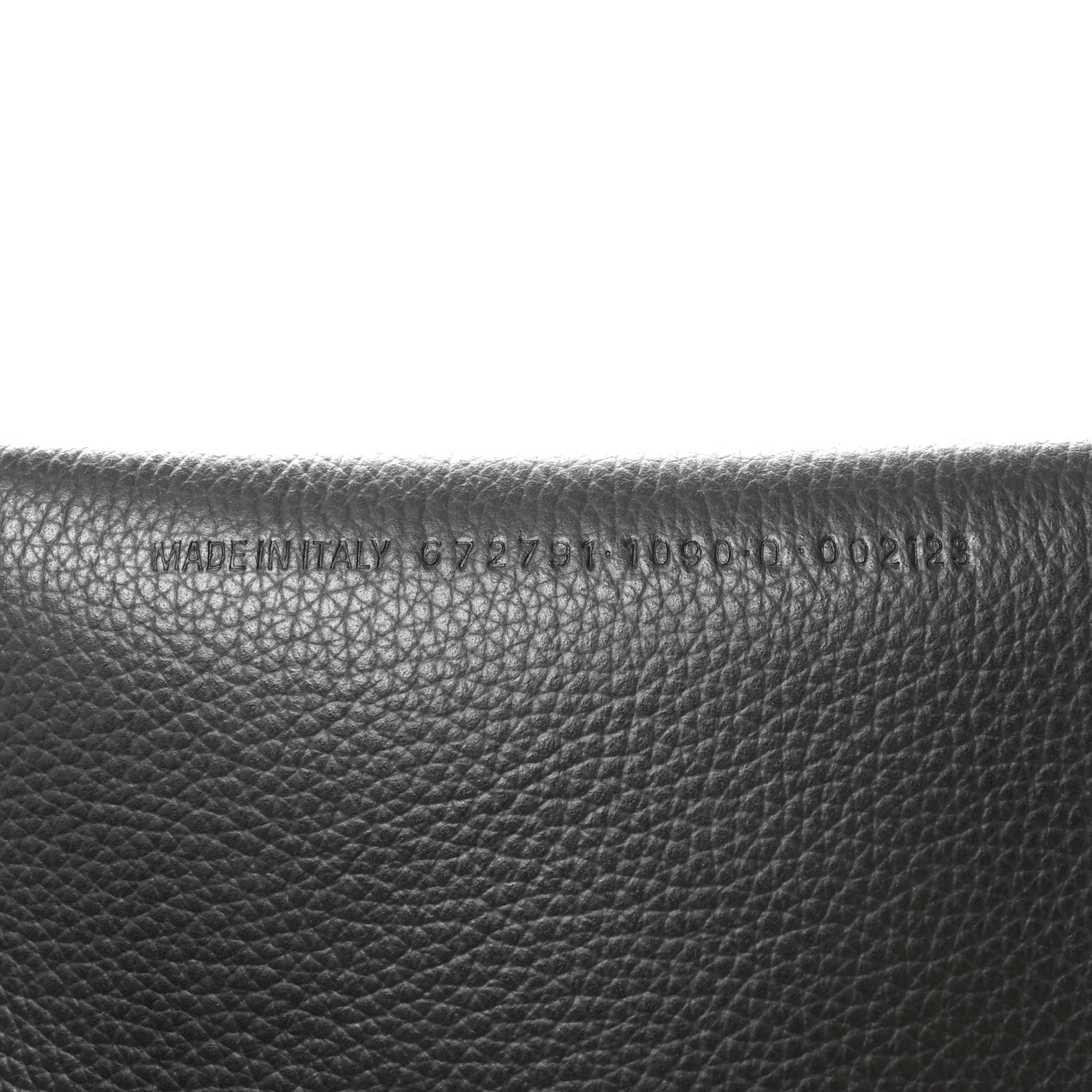 Grained Calfskin Small Everyday North South Shoulder Tote Bag Black