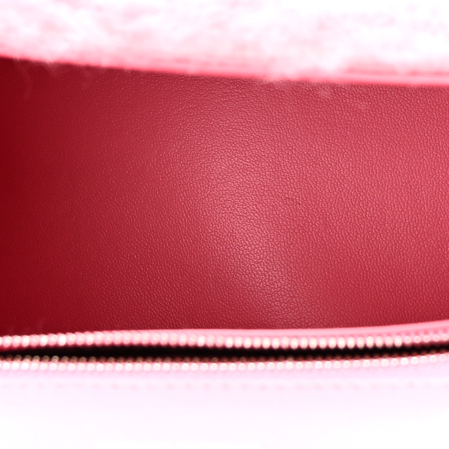 Curly Faux Shearling Small Hourglass Top Handle Bag Sweet Pink Pink