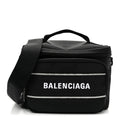 Nylon Logo Sport Camera Bag Black