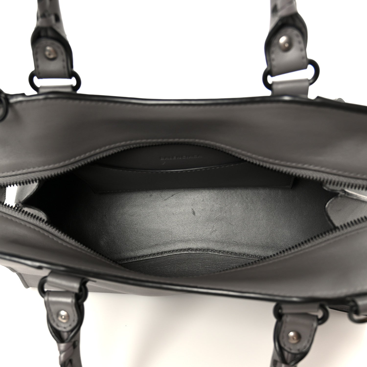 Smooth Calfskin Neo Classic Black Hardware S City Dark Grey
