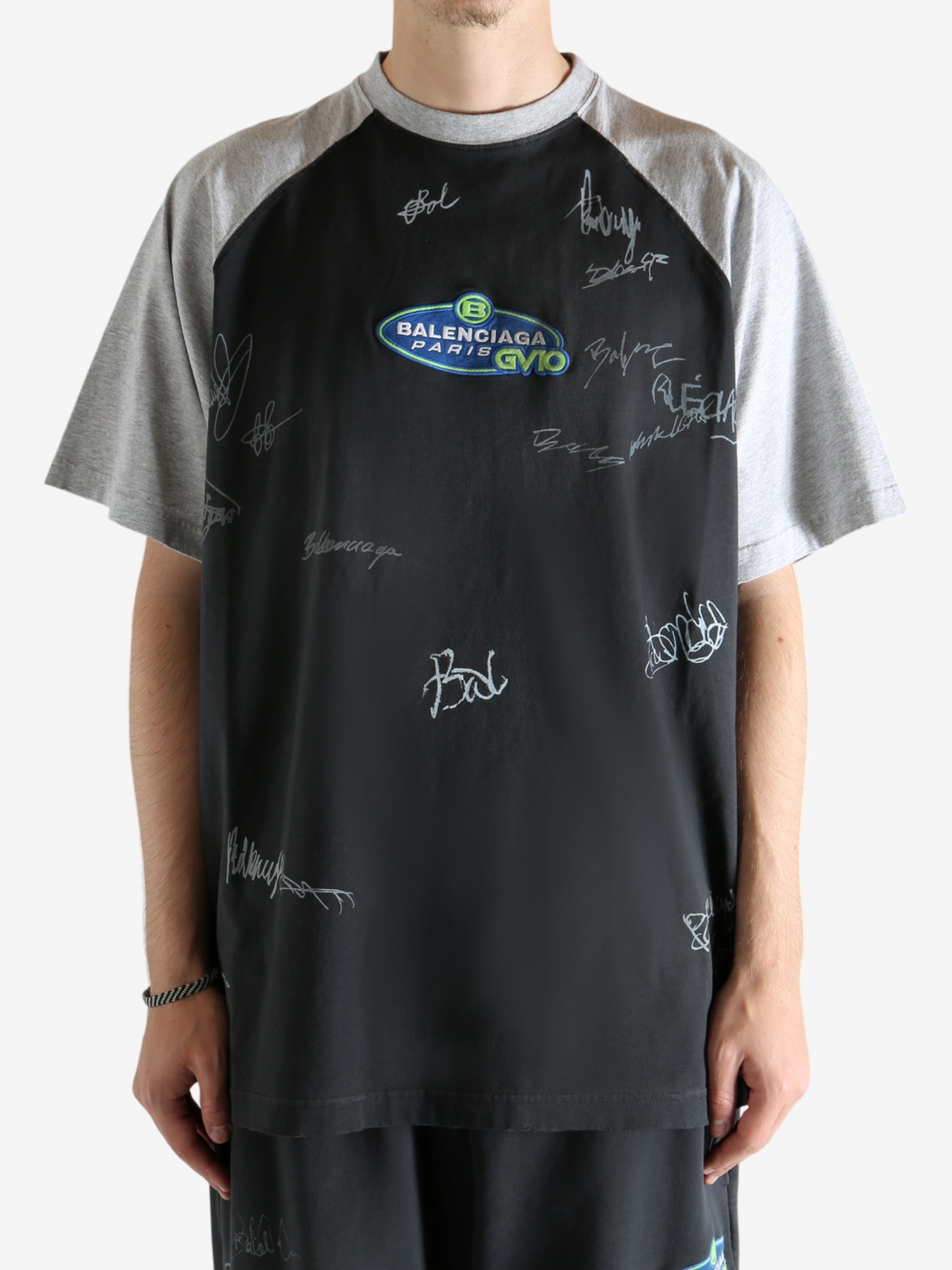 BALENCIAGA - Men Raglan Oversized T-Shirt