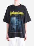 BALENCIAGA - Women Oversized Graphic Print T-Shirt
