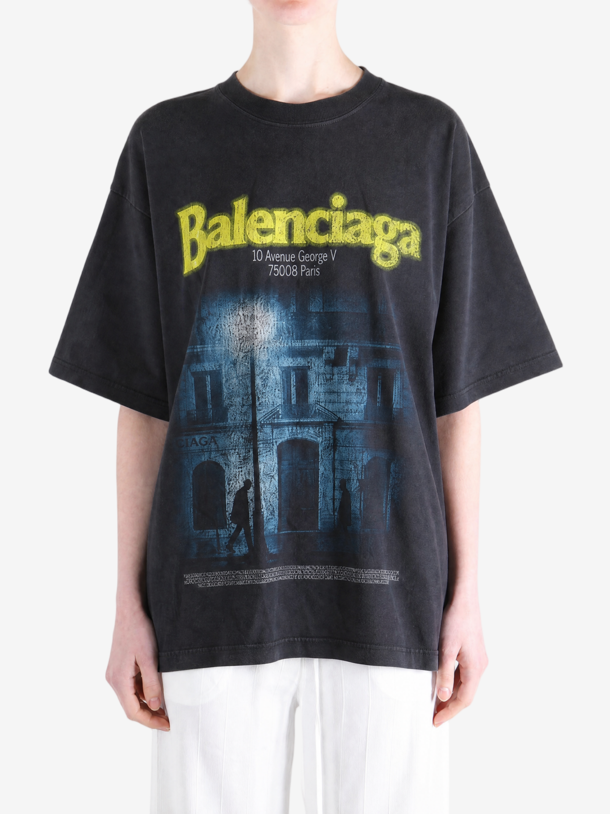 BALENCIAGA - Women Oversized Graphic Print T-Shirt