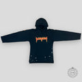 Balenciaga Metal Oversized Hoodie in Black