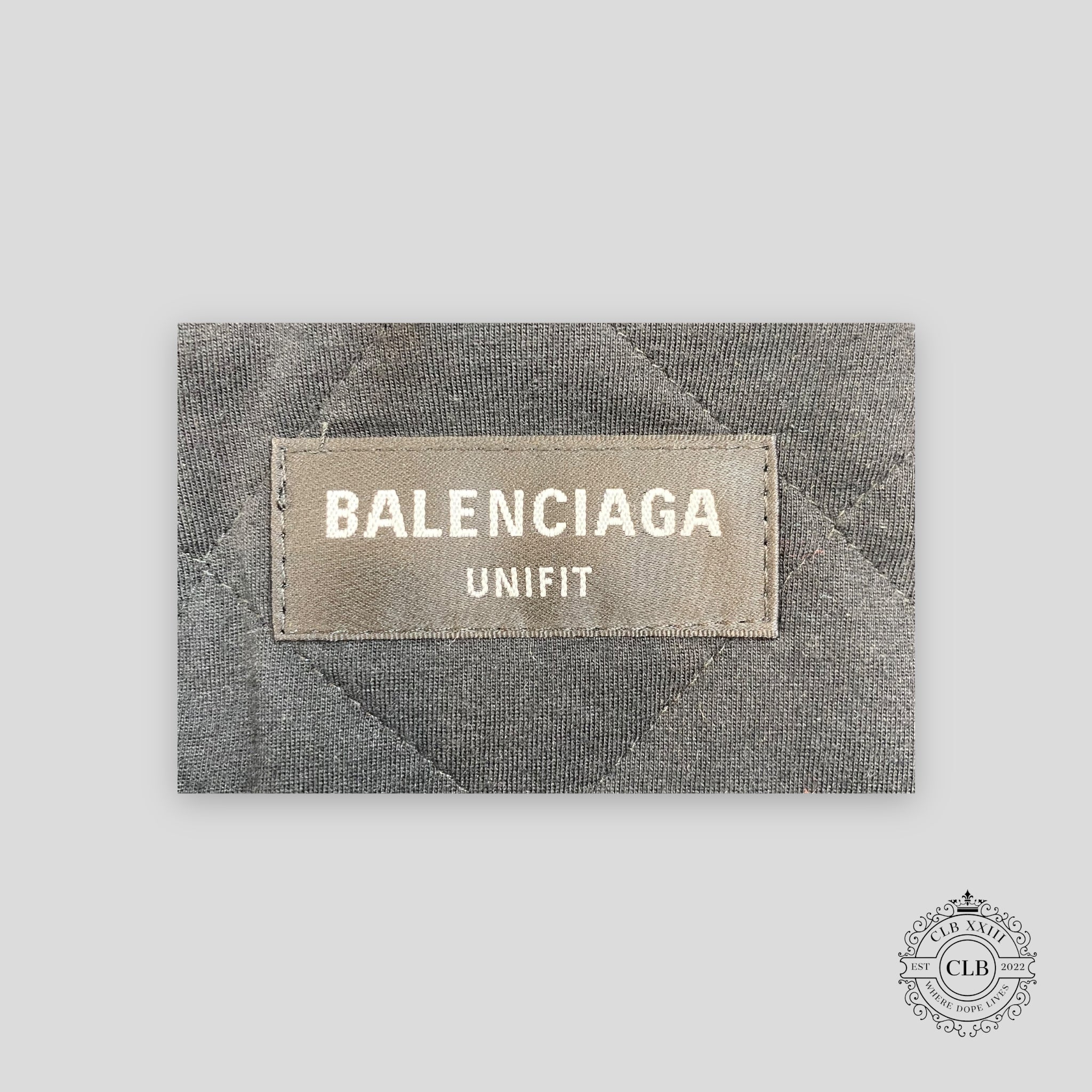 BALENCIAGA BLEACHED PLAID HOODED FLANNEL - BLUE