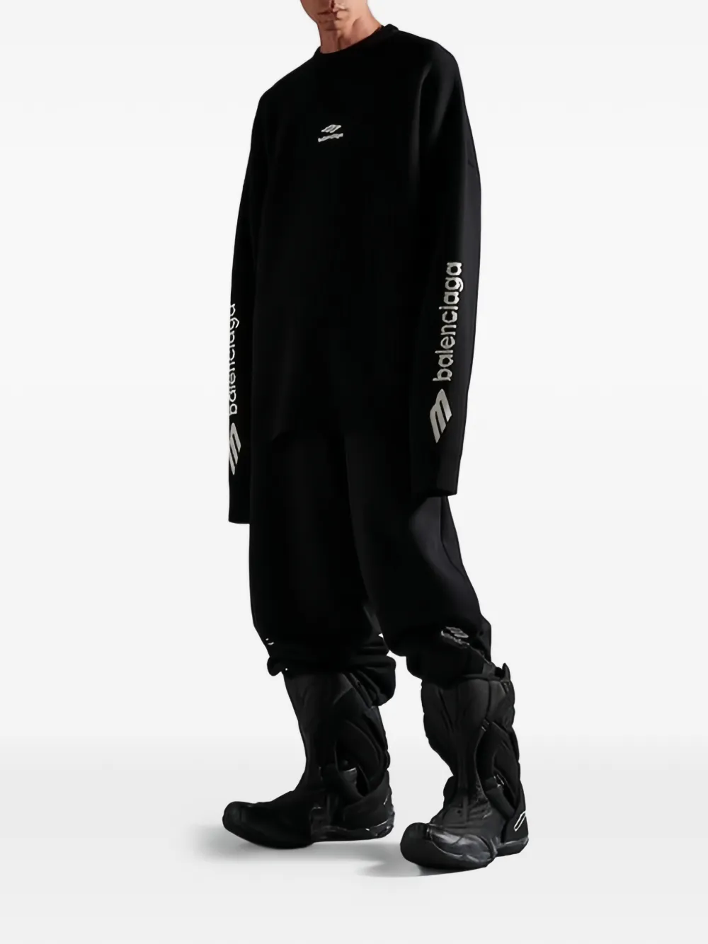 BALENCIAGA - Men Ski Crewneck Long Sleeves T-Shirt