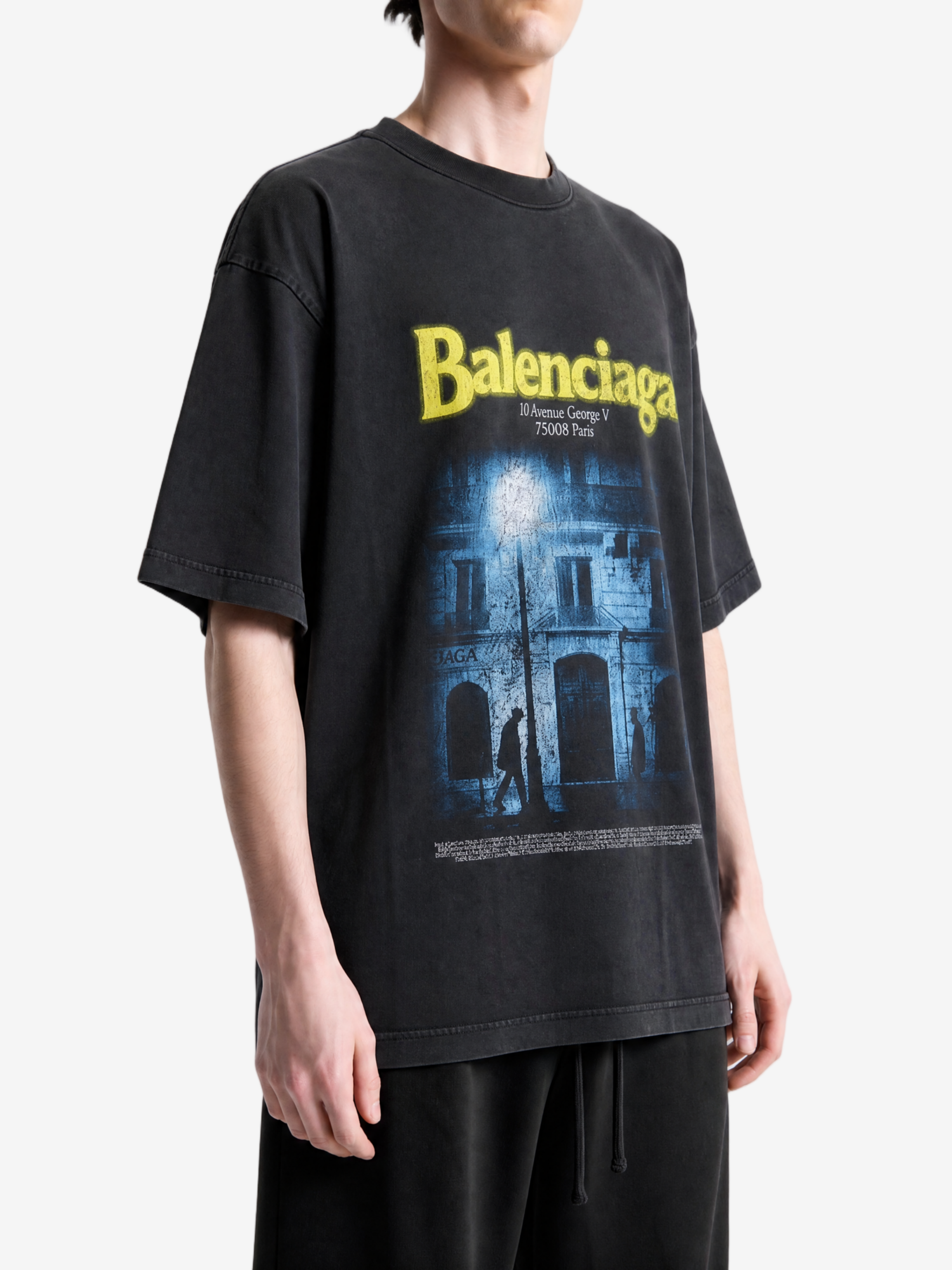 BALENCIAGA - Men The Address Medium Fit T-Shirt