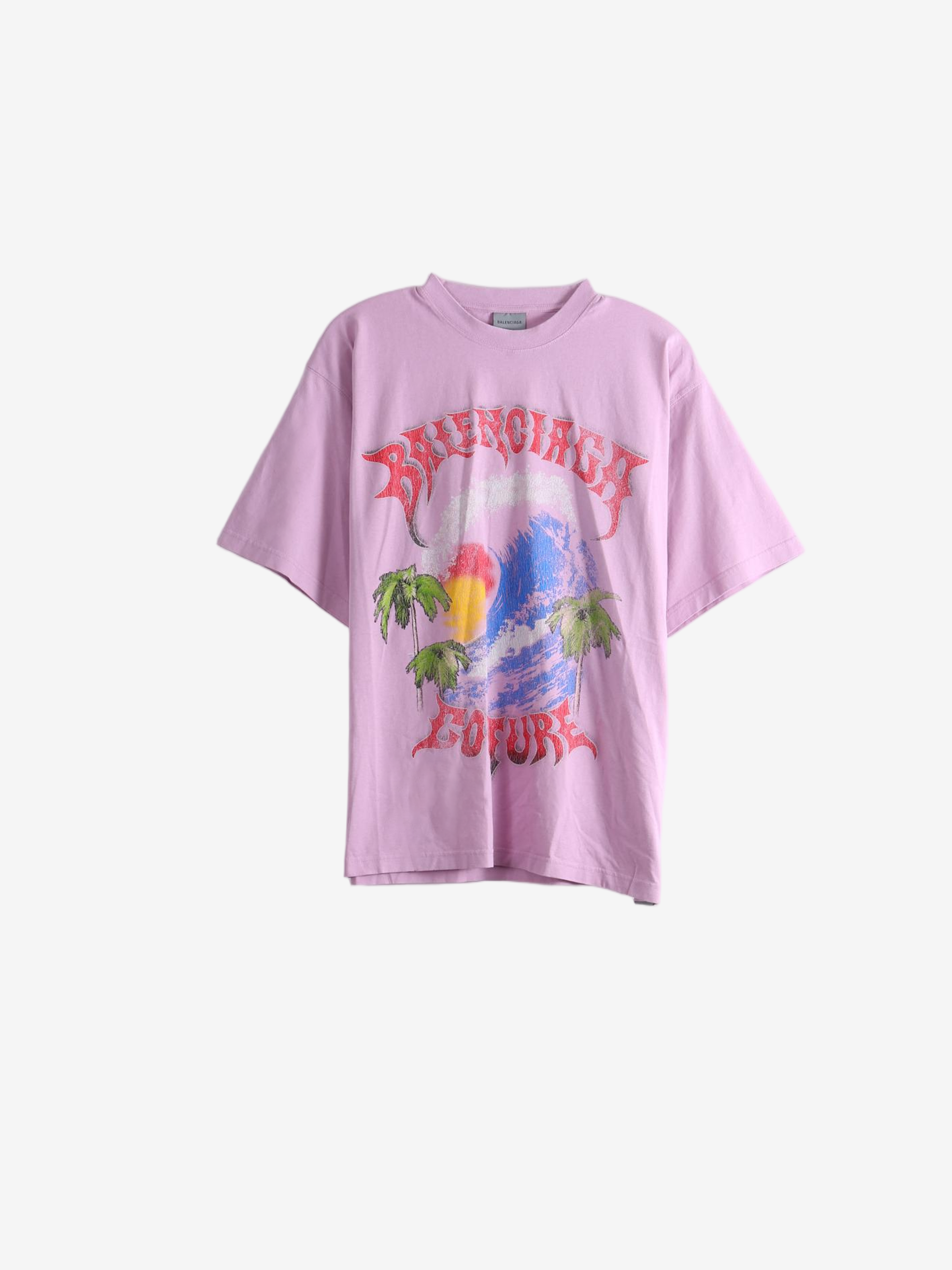 BALENCIAGA - Womens Vintage Surfer Oversized T-Shirt
