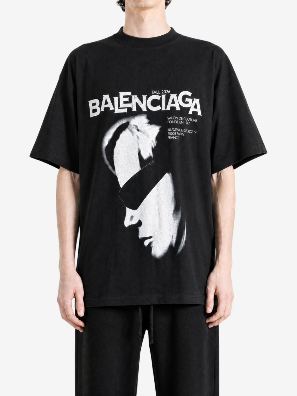 BALENCIAGA - Men Oversized Graphic Print T-Shirt