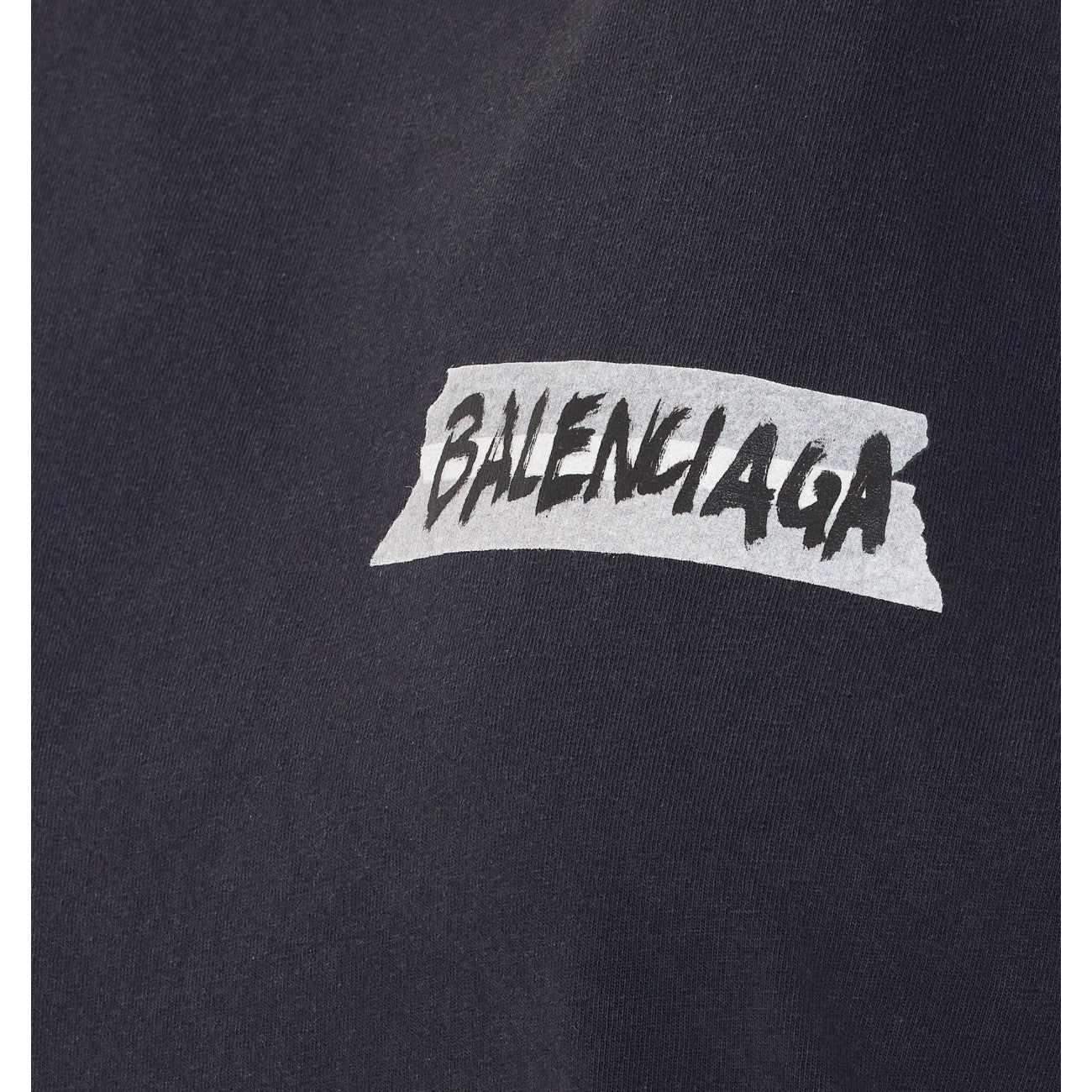 Balenciaga Women Masking Tape Medium Fit T-Shirt