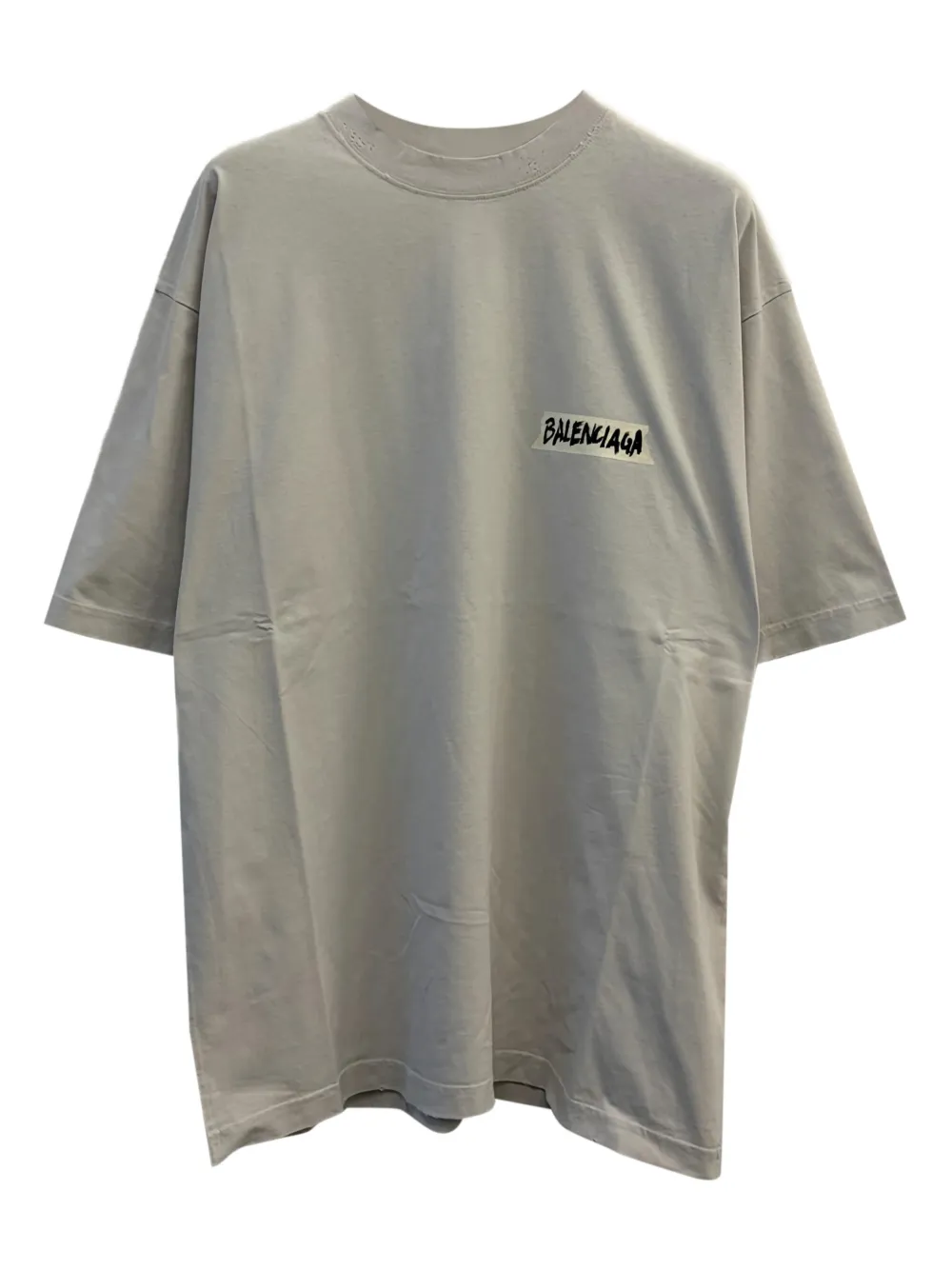BALENCIAGA - Men Medium Fit Crew Neck T-Shirt