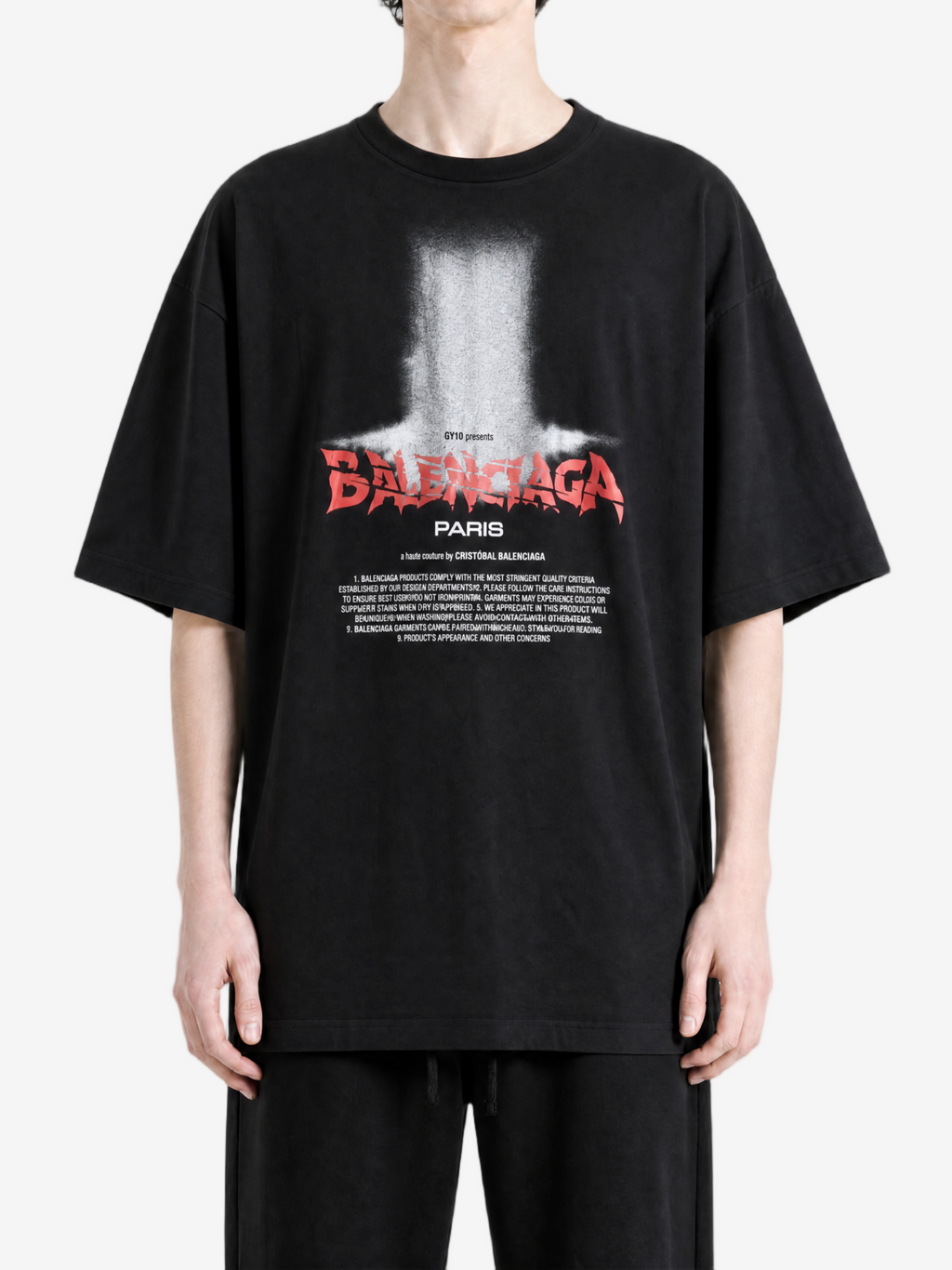 BALENCIAGA - Mens The Door Oversized T-Shirt