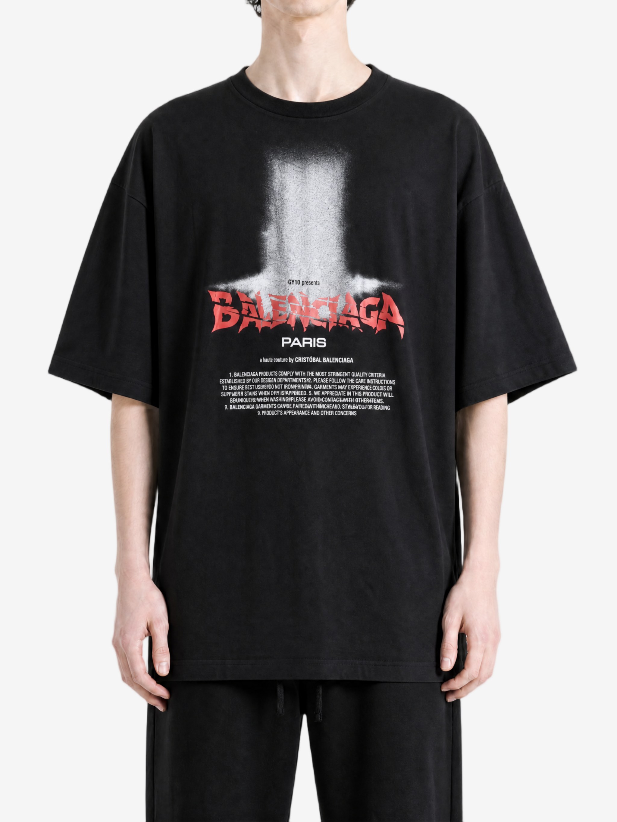 BALENCIAGA - Mens The Door Oversized T-Shirt