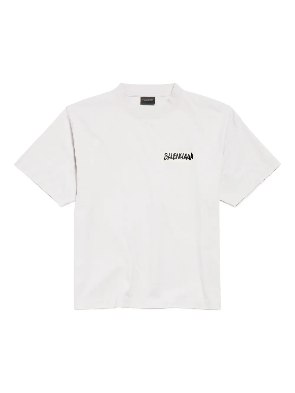 BALENCIAGA - Women Medium Fit Crew Neck T-Shirt