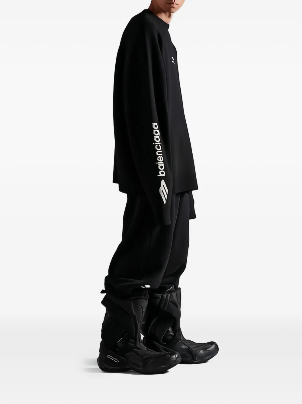 BALENCIAGA - Men Ski Crewneck Long Sleeves T-Shirt