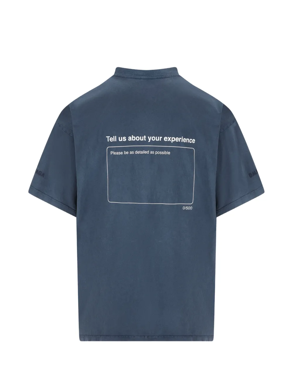 BALENCIAGA - Men Twisted Crew Neck T-Shirt