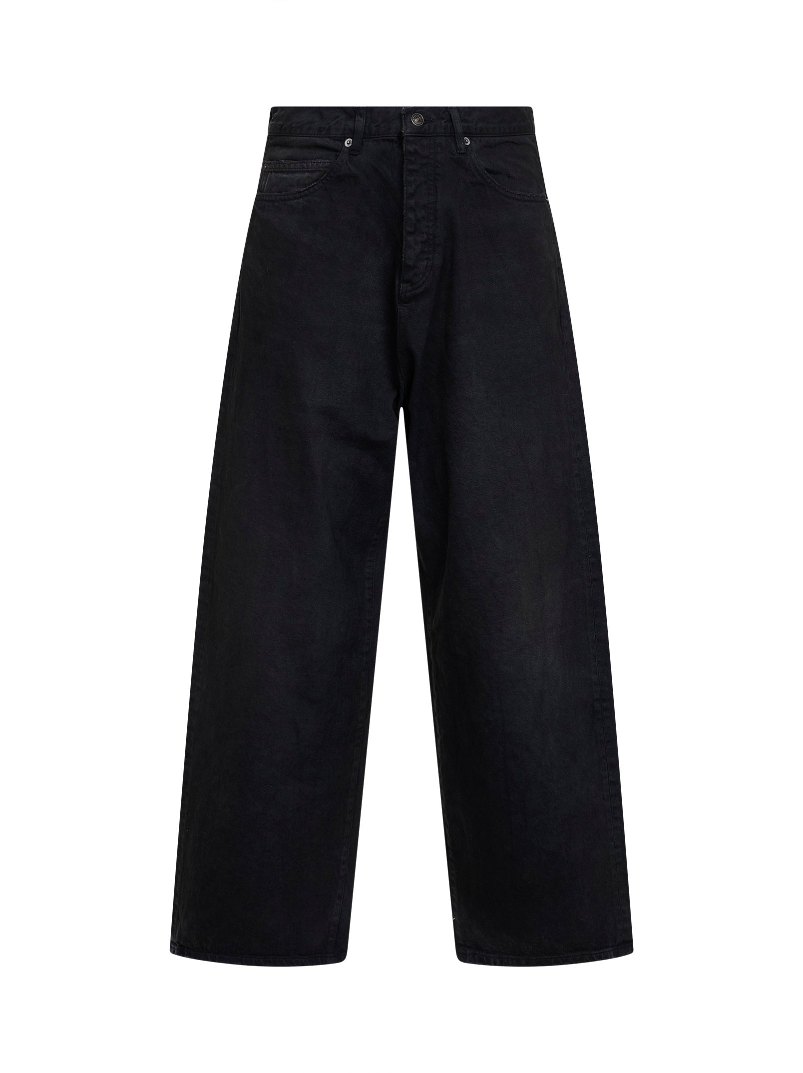 Balenciaga Men Black Organic Japanese Denim Casual Jeans