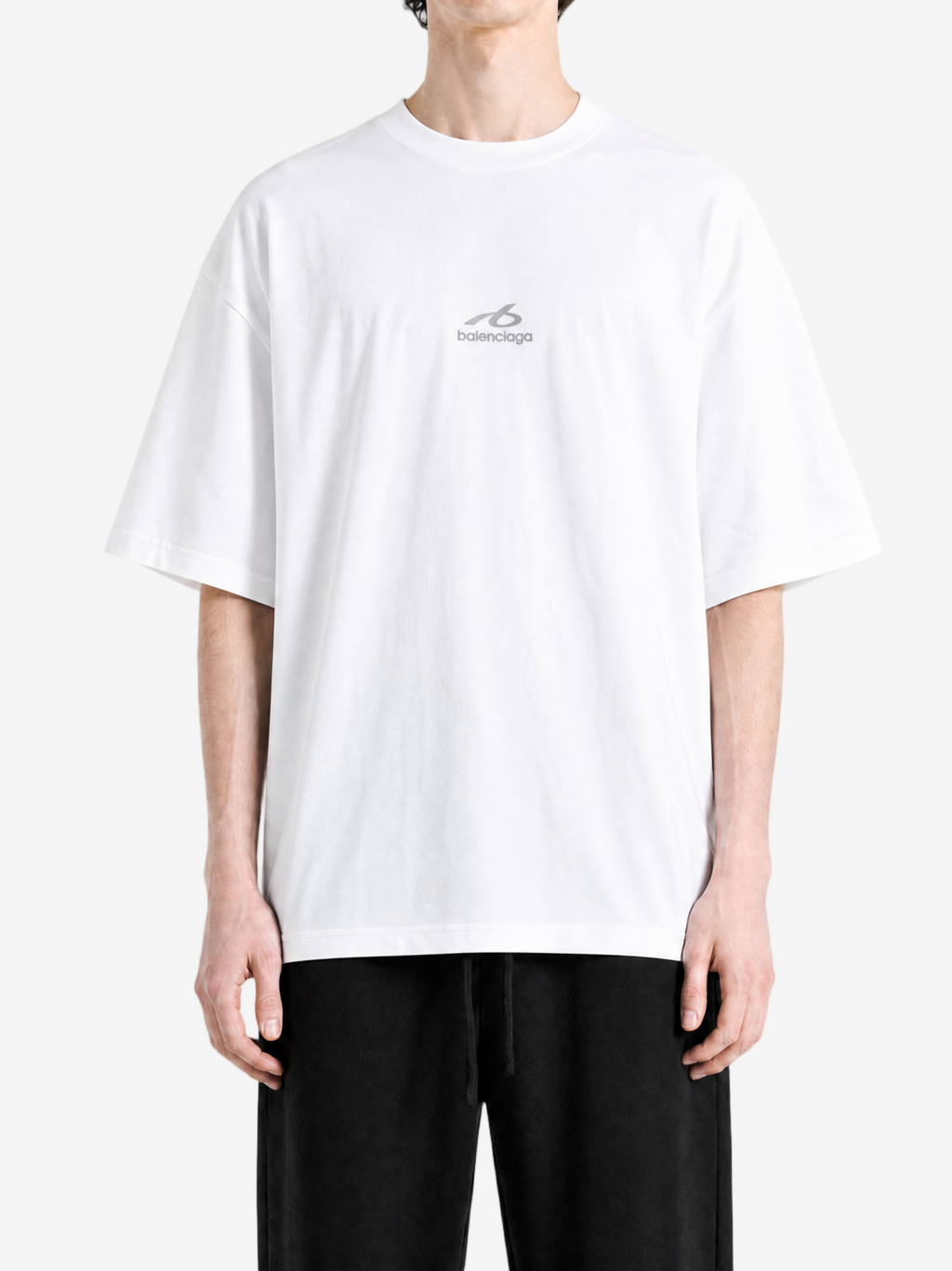BALENCIAGA - Men Medium Fit Tech Logo T-Shirt